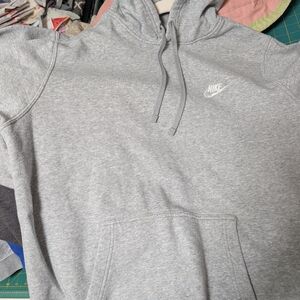 Nike Light Gray Pullover Hoodie